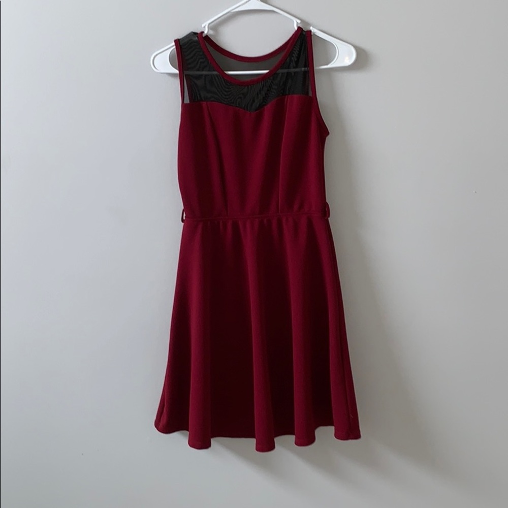 Maroon dress